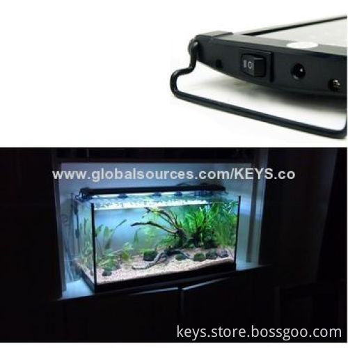 60cm LED aquarium lighting, fit 65-85cm tank, blue white light for plants aquatic of tank